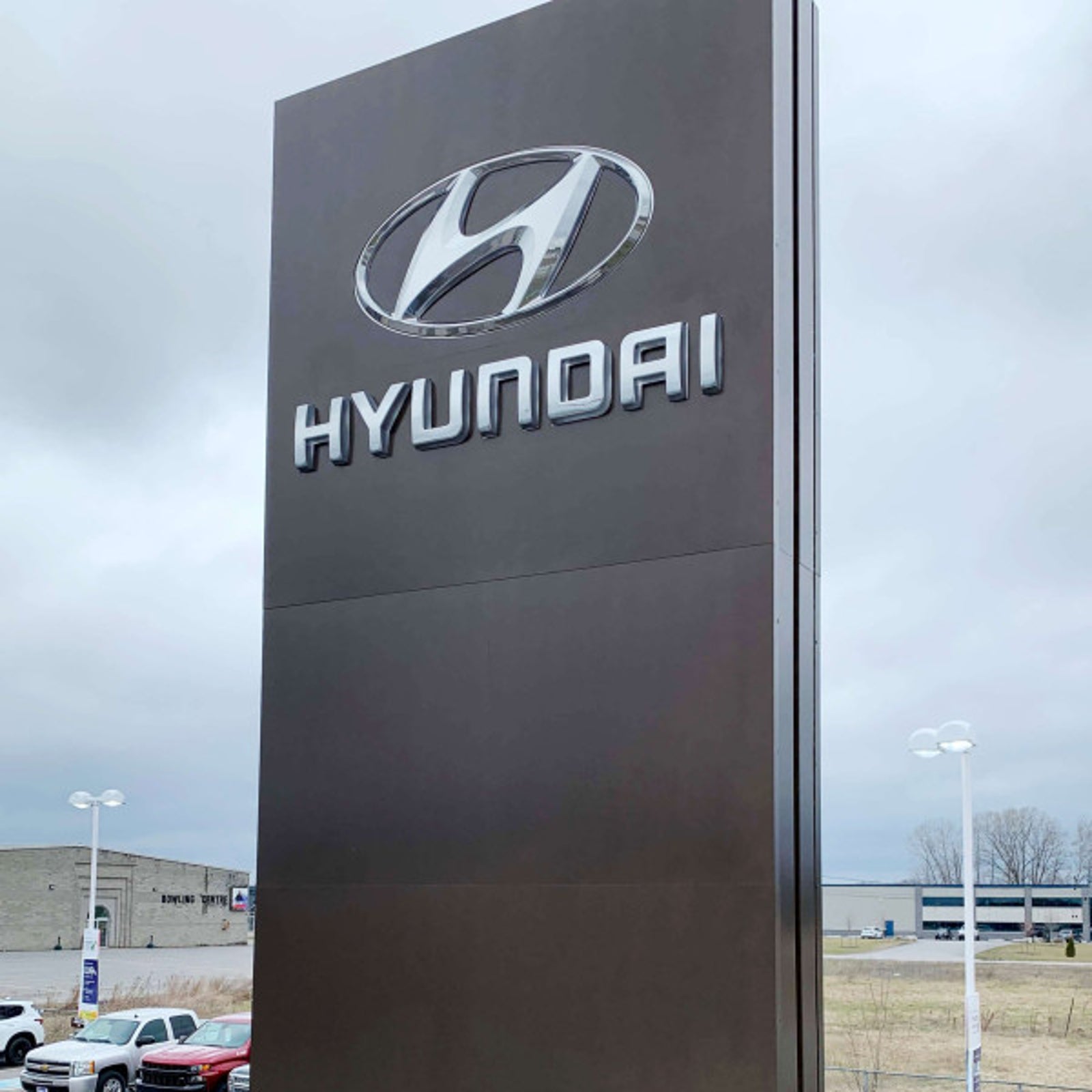 Hyundai Pylon Sign