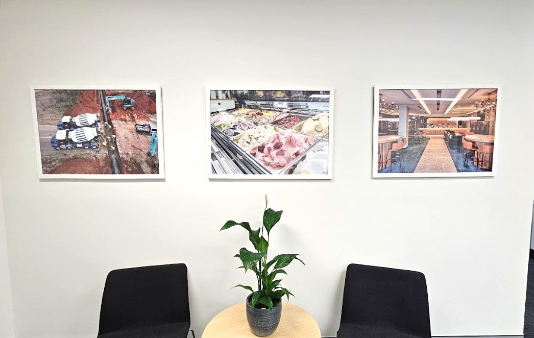 3D illuminated signs and Window frosting, posters