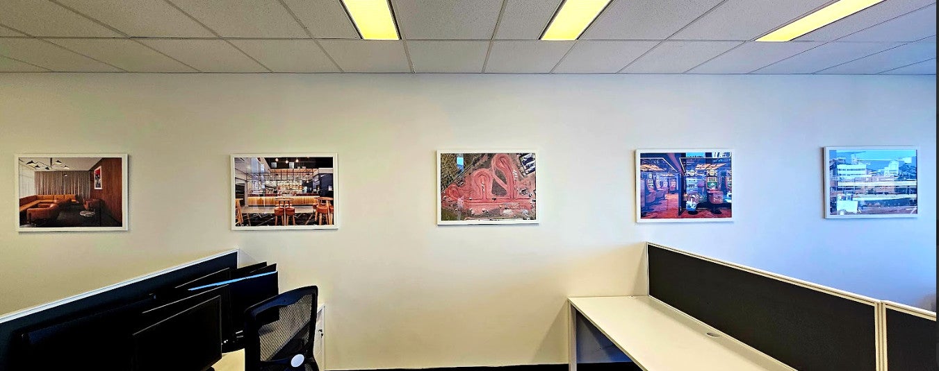 3D illuminated signs and Window frosting, posters