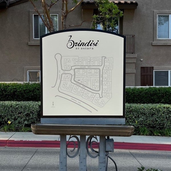 Brindisi at Aviara HOA sign