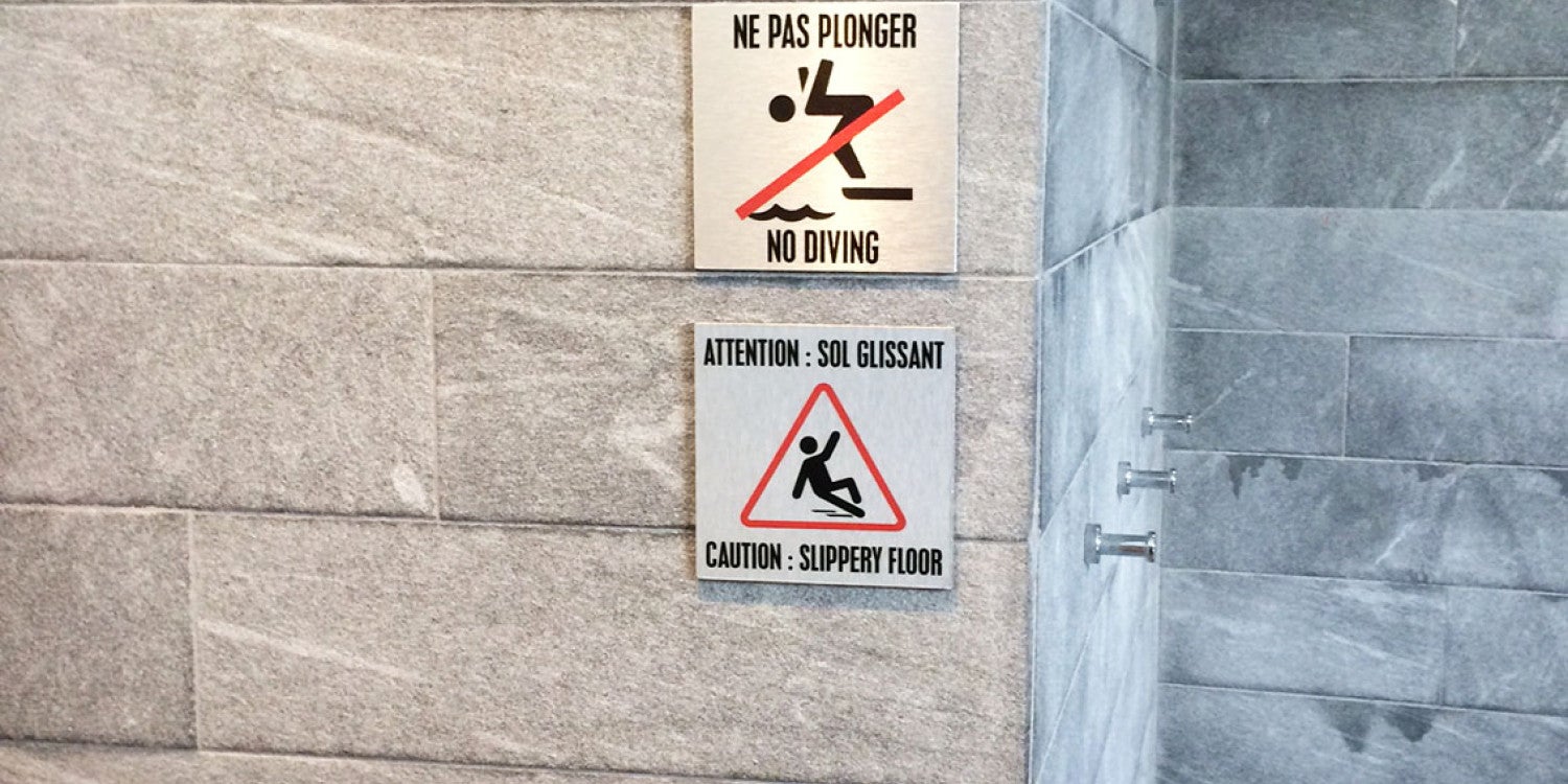 Signalétique Braille