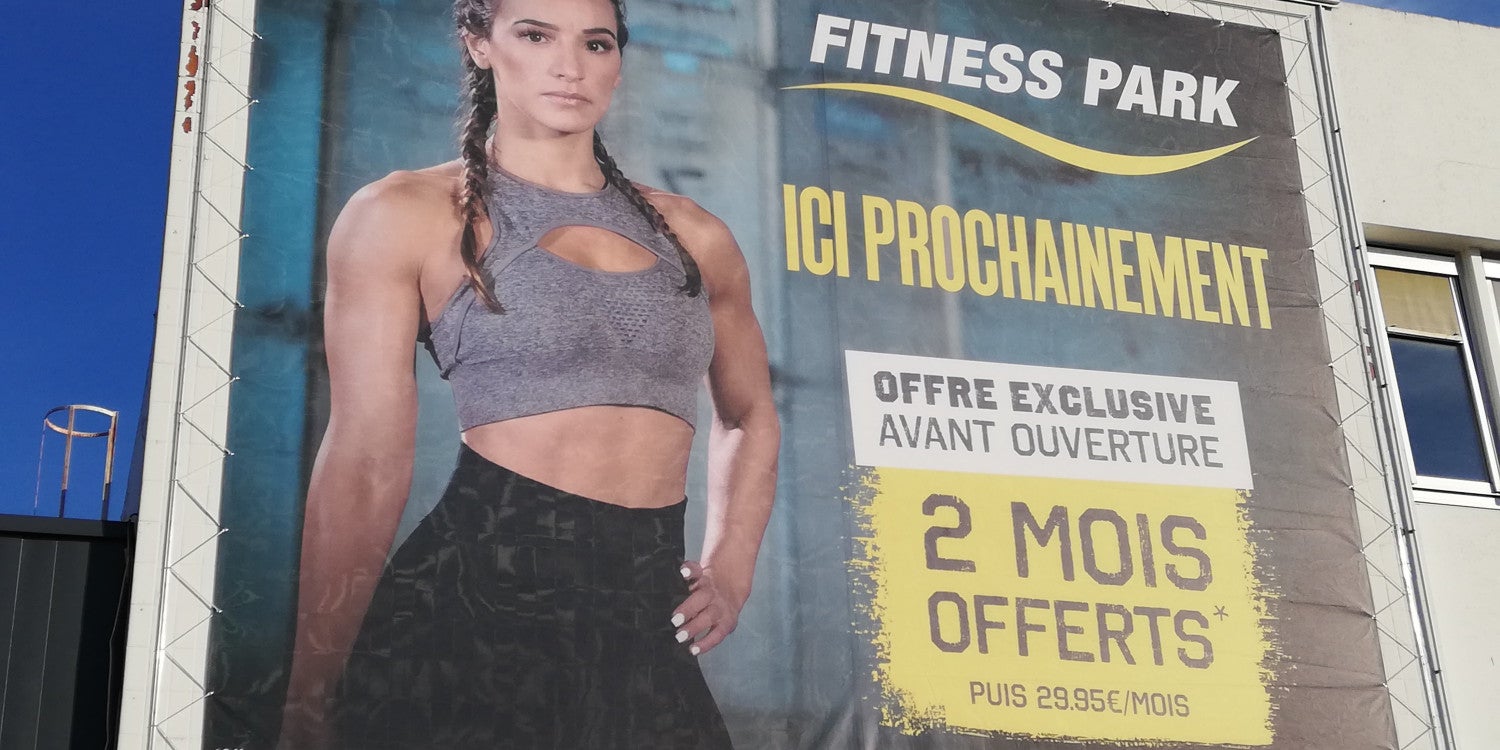 Bâche tendue grand format