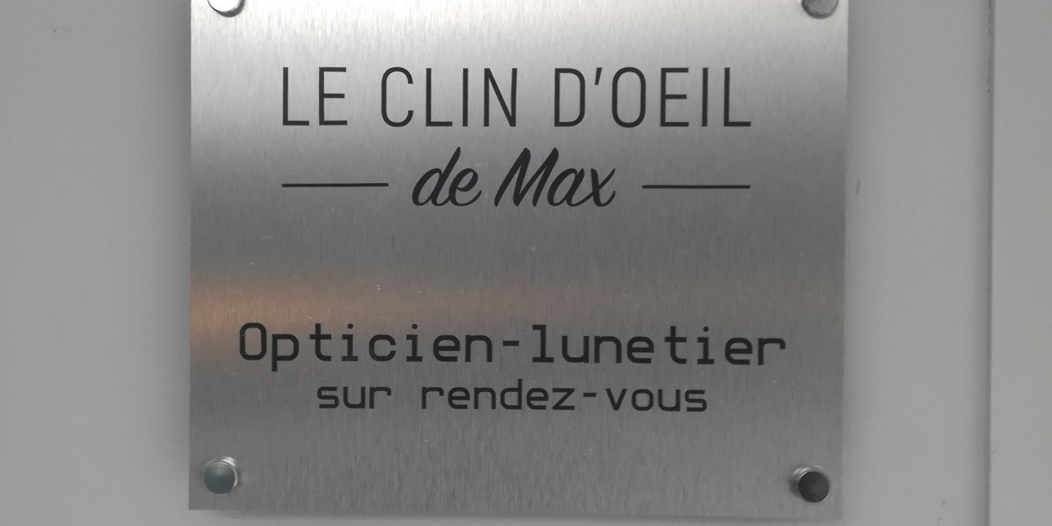 Plaque Professionnelle