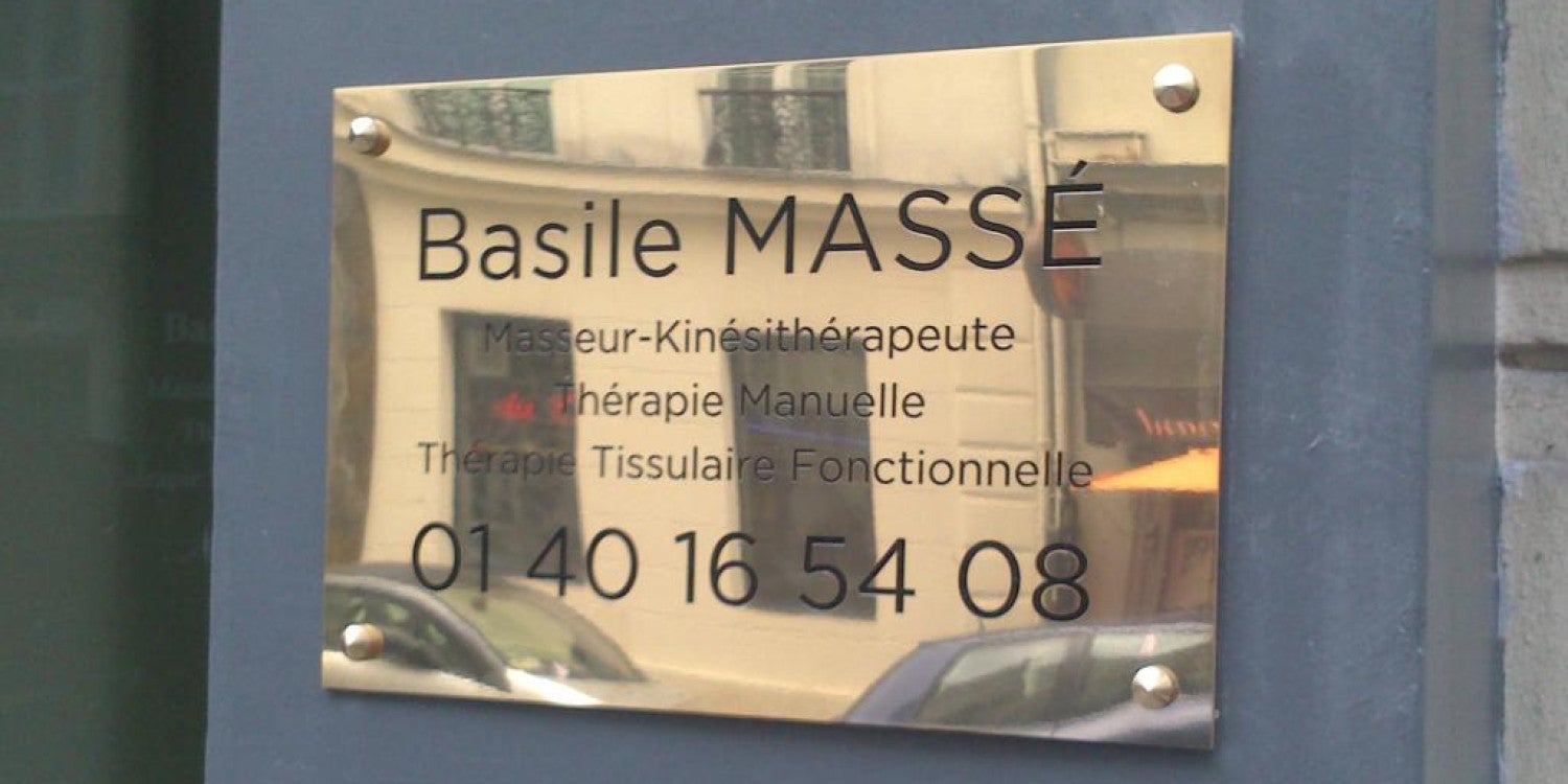 Plaque Gravée