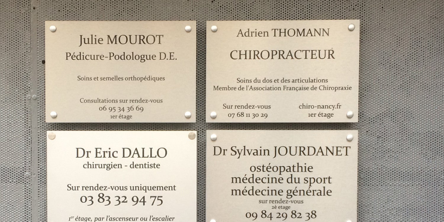 Plaque Gravée
