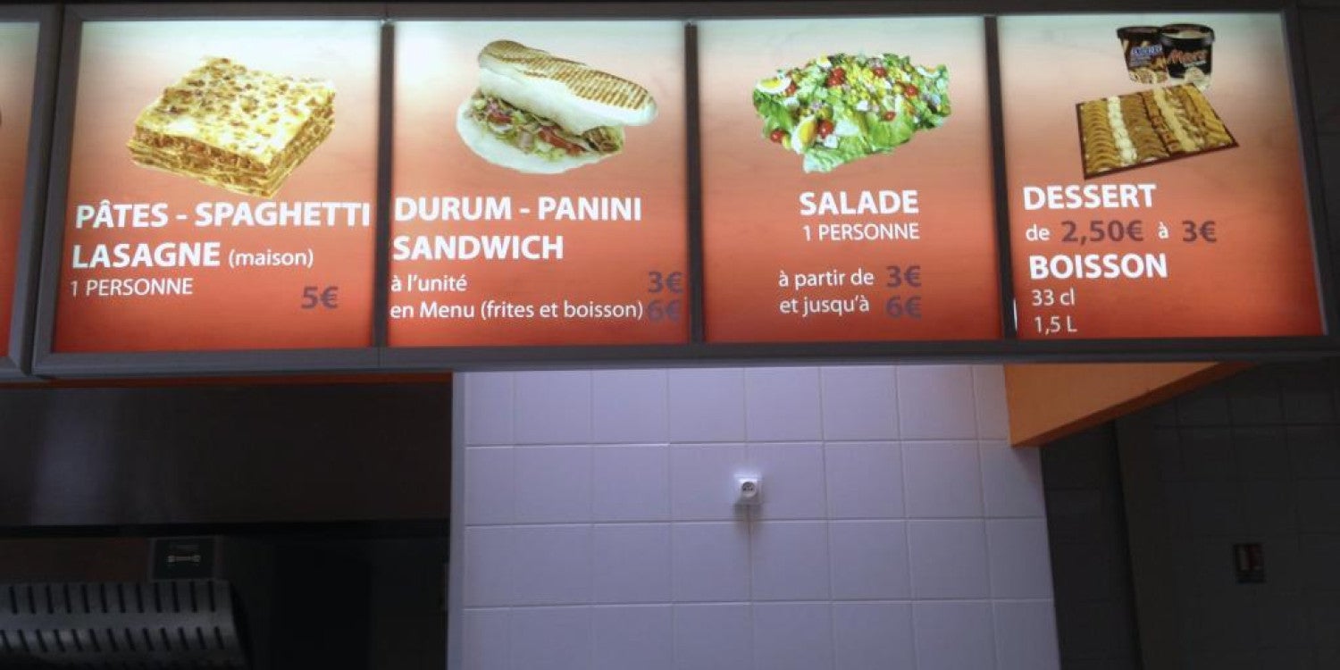 Le Menu Board
