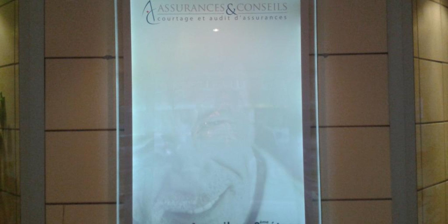 Cadre Lumineux Vitrines