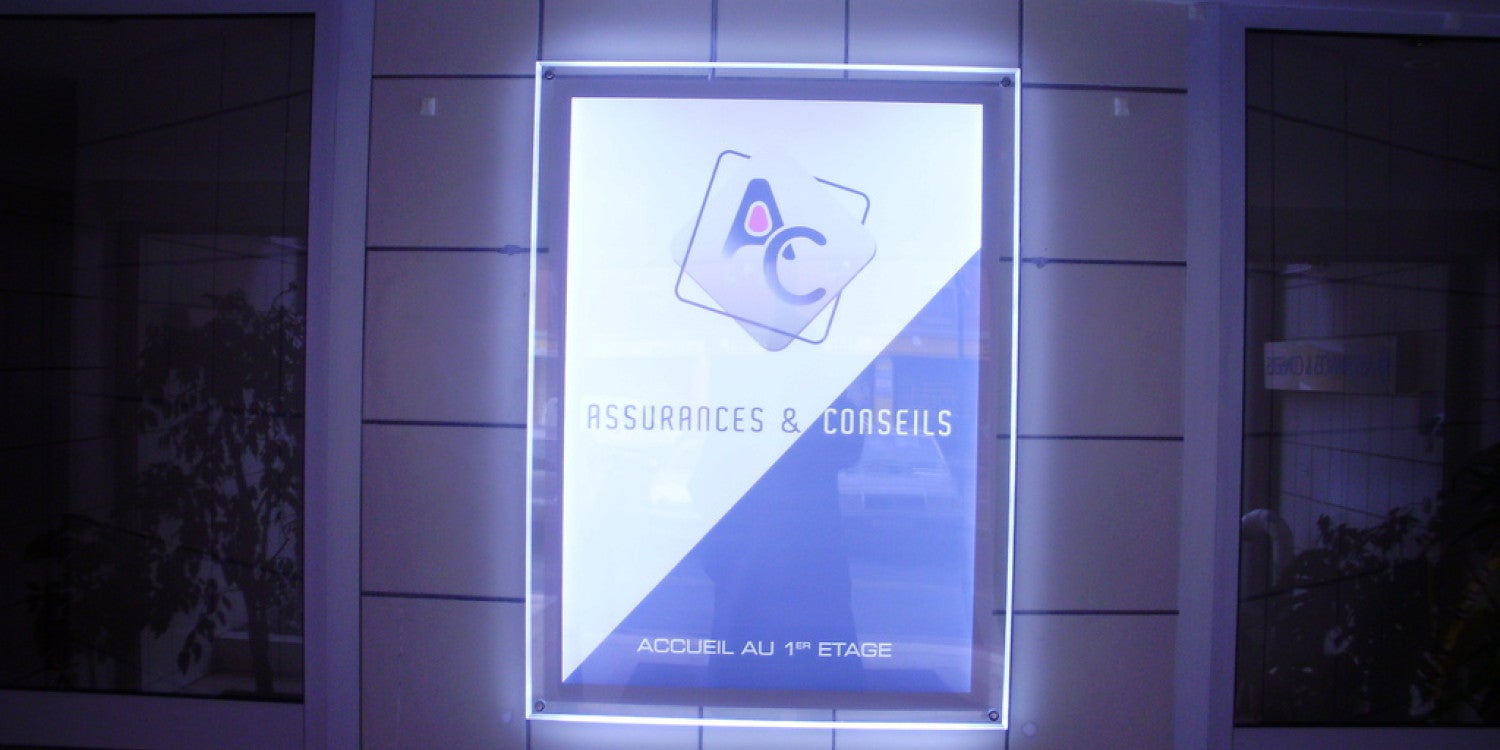 Cadre Lumineux Vitrines