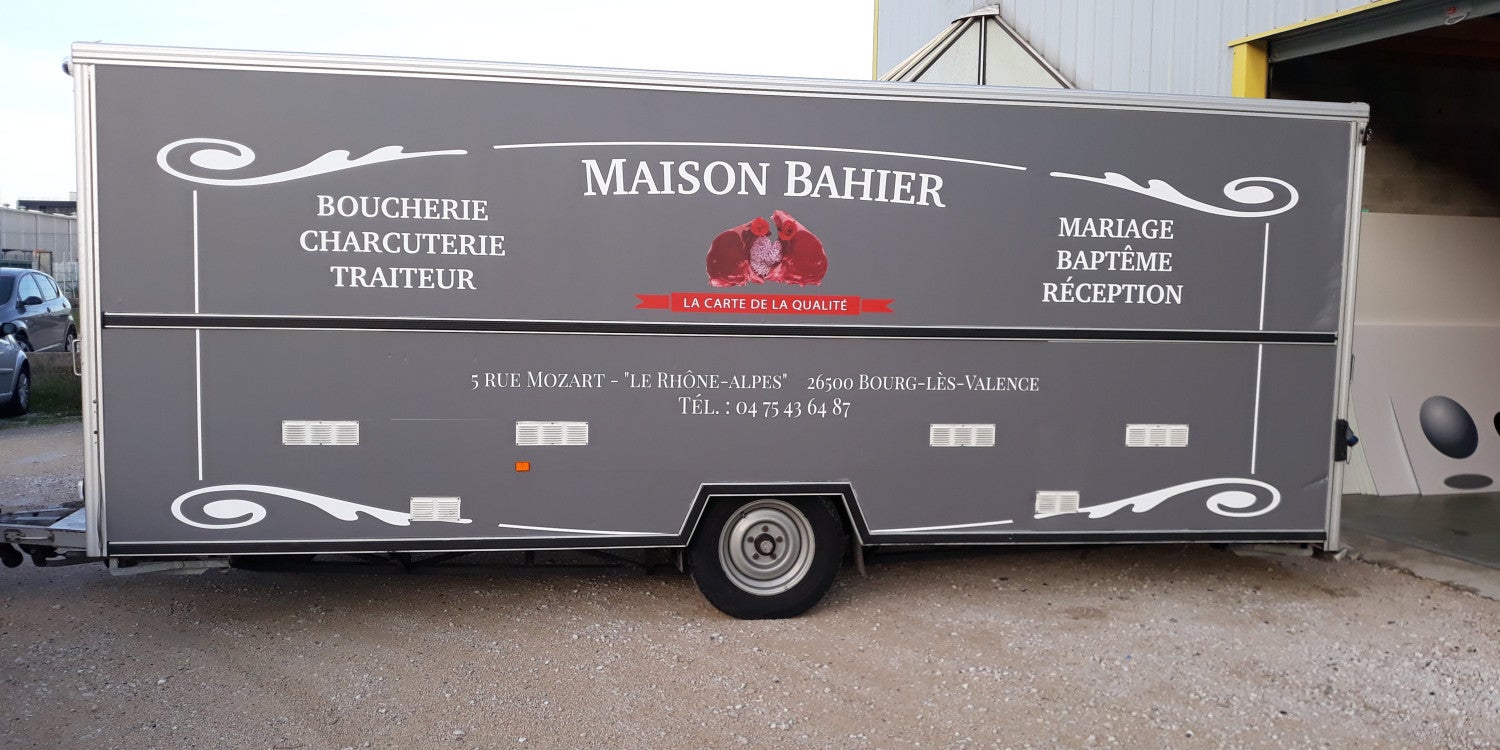 Lettrage camion