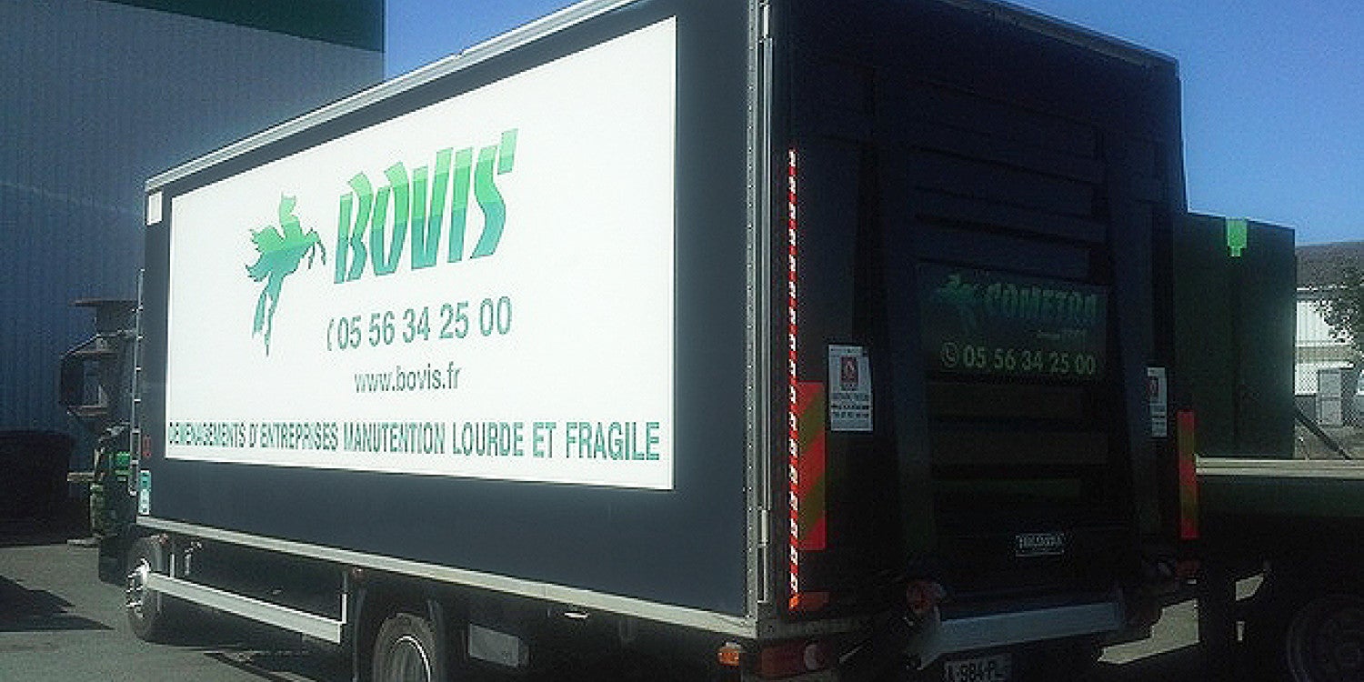 Lettrage camion
