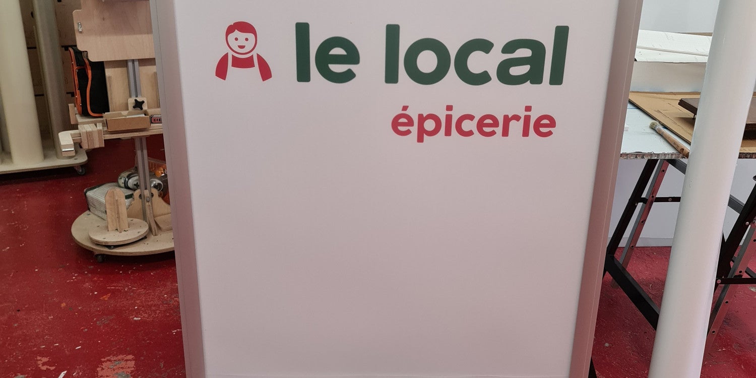 Solution de Signalétique pour les épiceries et les commerces alimentaires