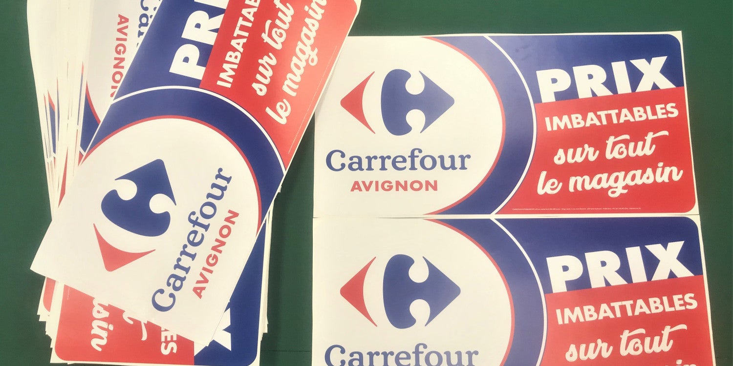 Solution de Signalétique pour les épiceries et les commerces alimentaires