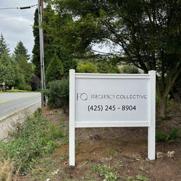 Post and Panel Sign