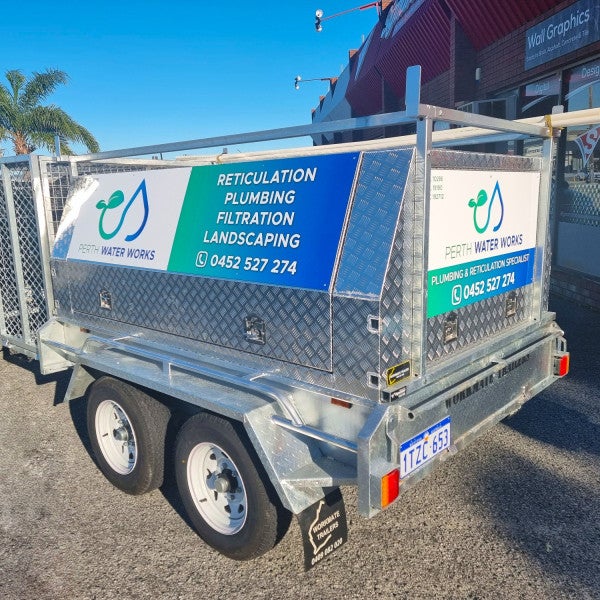 Perth Water Works Trailer Signage