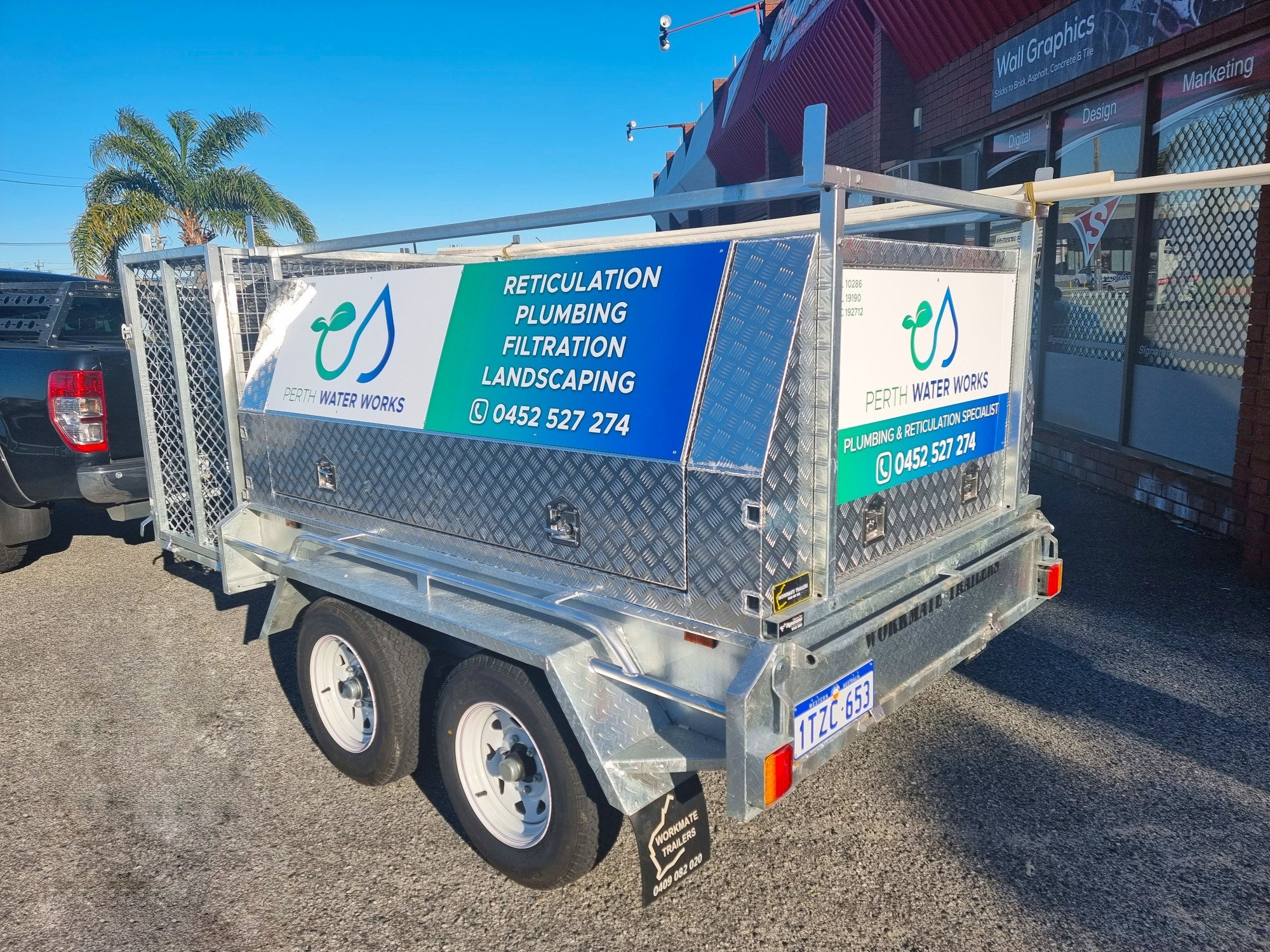 Perth Water Works Trailer Signage