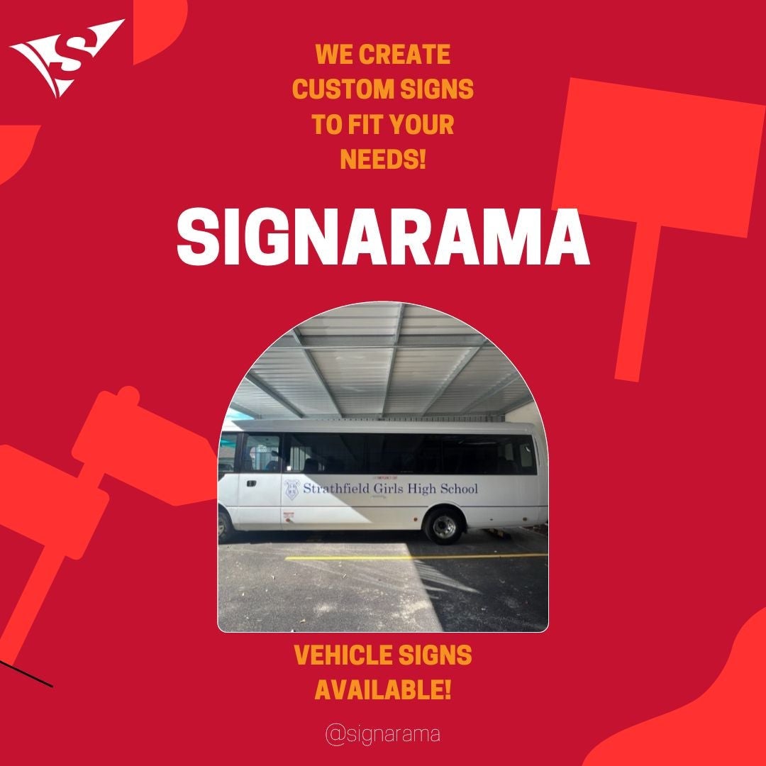 We create custom signs to fit your needs!