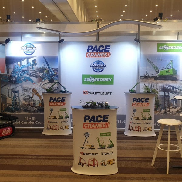 Elevating Heights with Pace Cranes' Promotion Sign - Our Latest Triumph