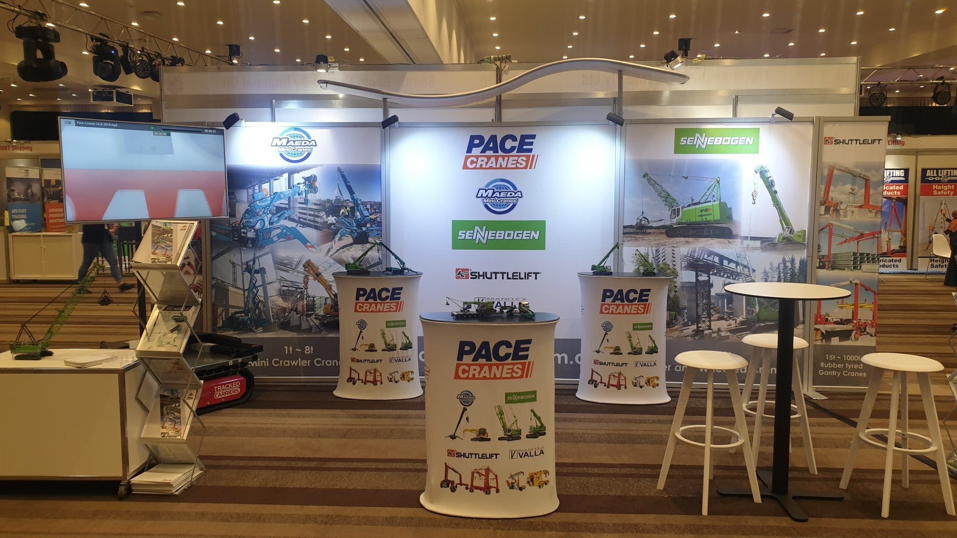 Elevating Heights with Pace Cranes' Promotion Sign - Our Latest Triumph