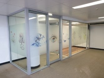 Glass Frosting with Digital Printing