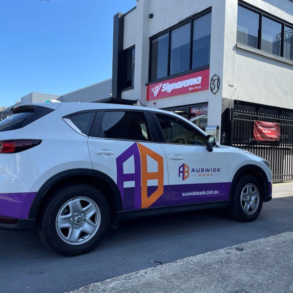 Auswide Bank Vehicle Partial Wrap