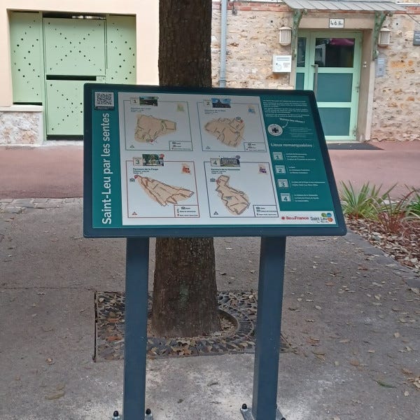 Panneau touristique