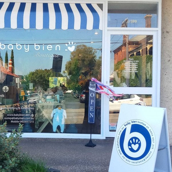 Creative Window Graphics for Baby Bien