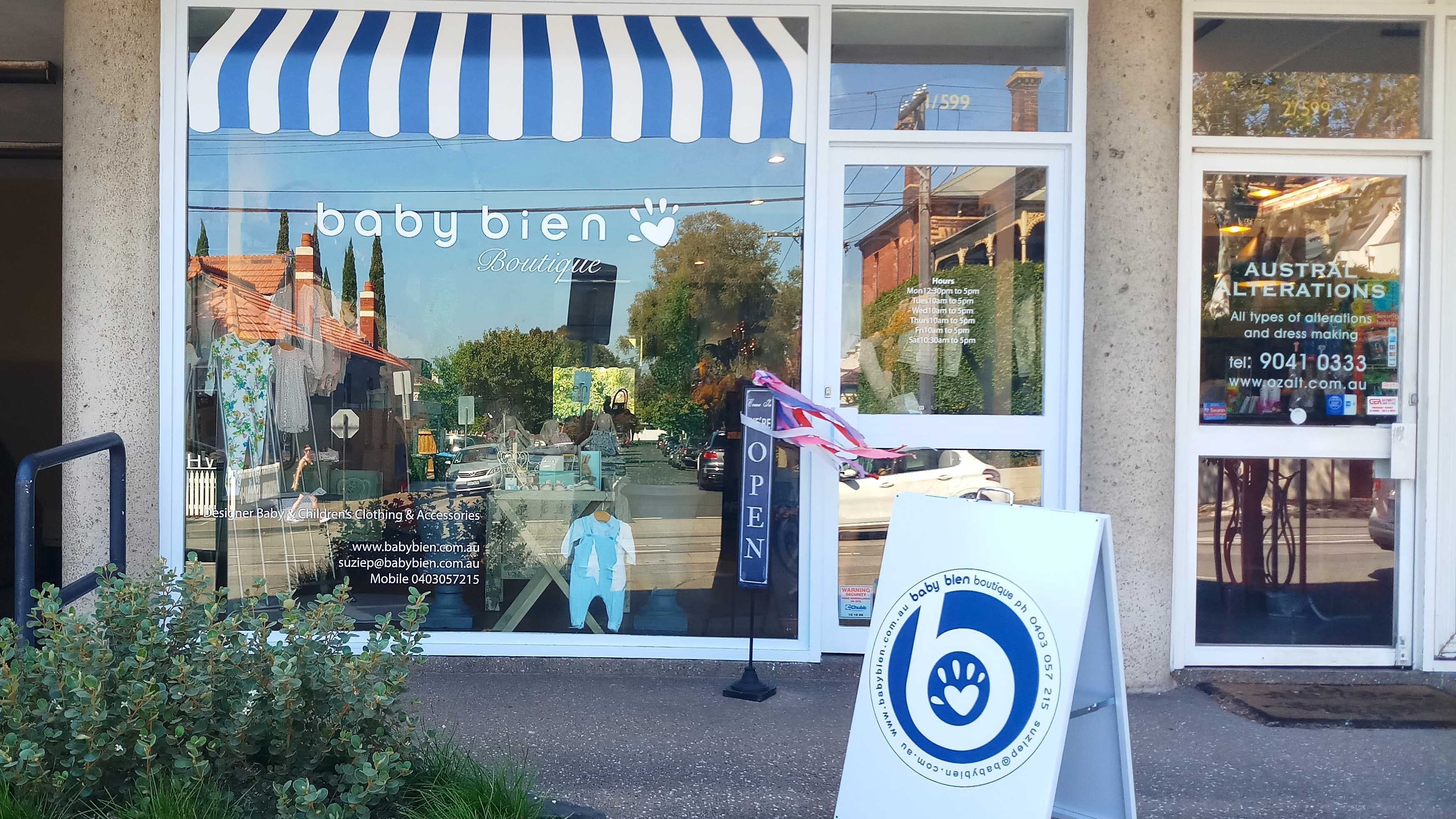 Creative Window Graphics for Baby Bien