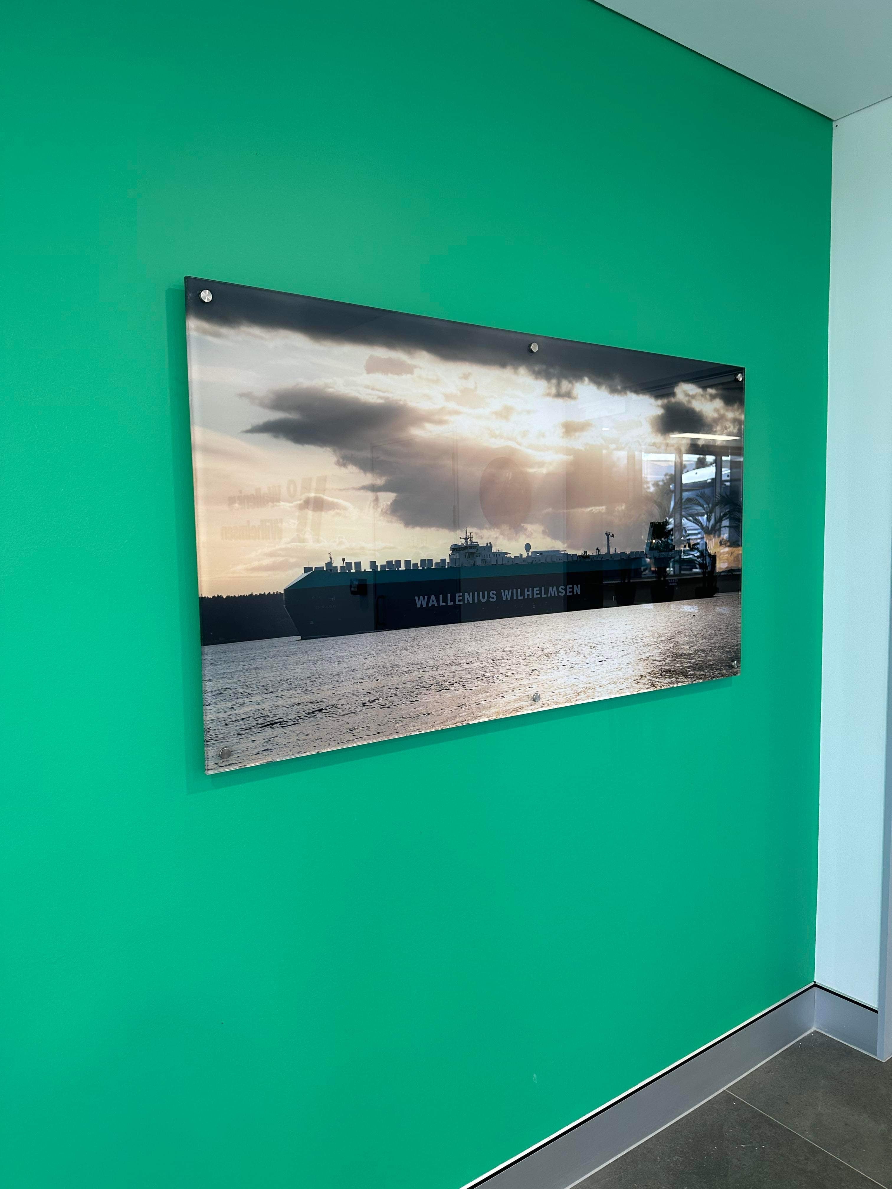 Building and Reception Signs for Wallenius Wilhelsmen