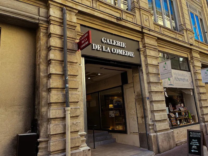 LES NOUVELLES ENSEIGNES DE LA GALERIE DE LA COMEDIE