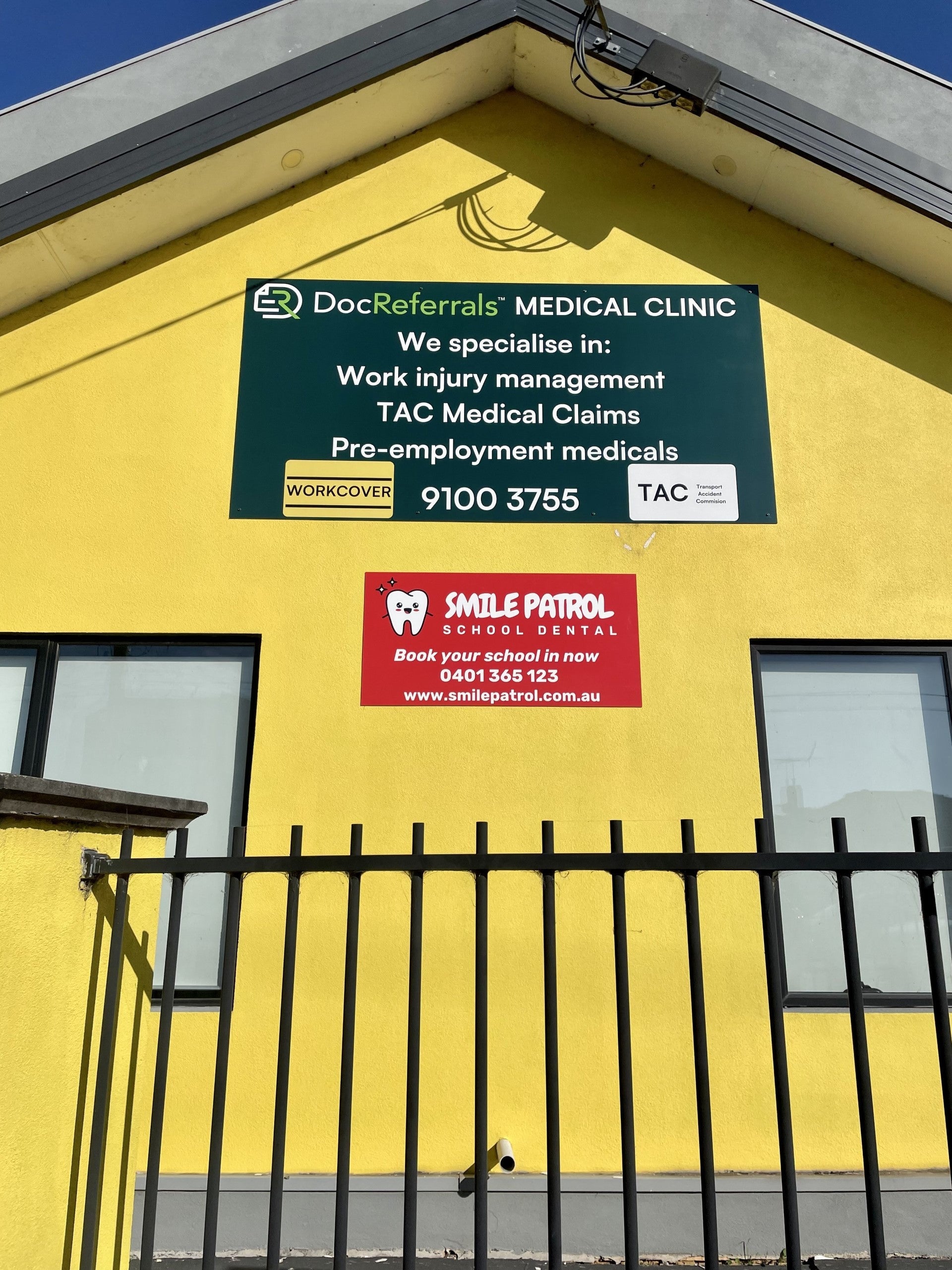Building Signage - DocReferrals - Preston.
