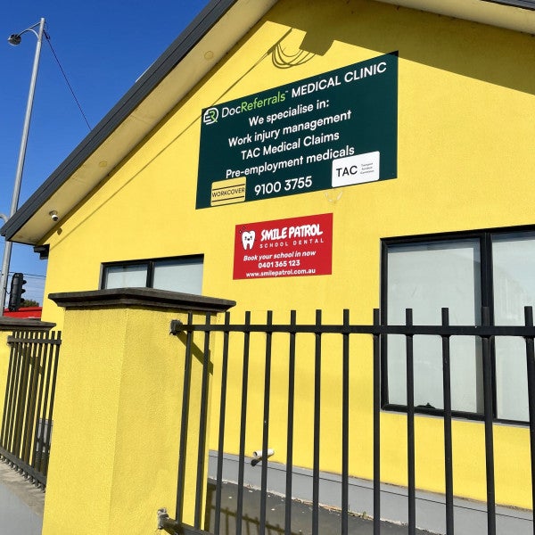 Building Signage - DocReferrals - Preston.