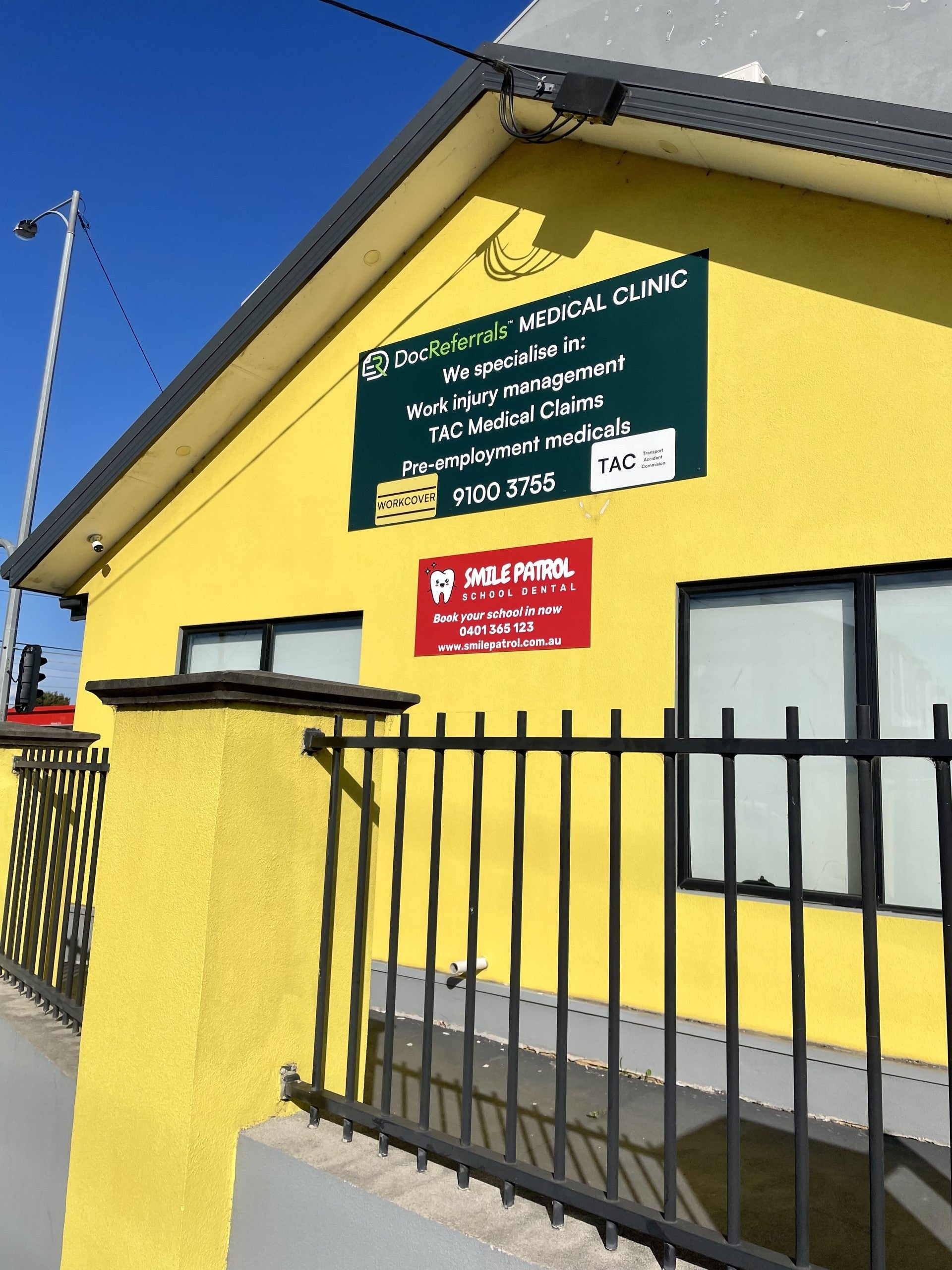 Building Signage - DocReferrals - Preston.