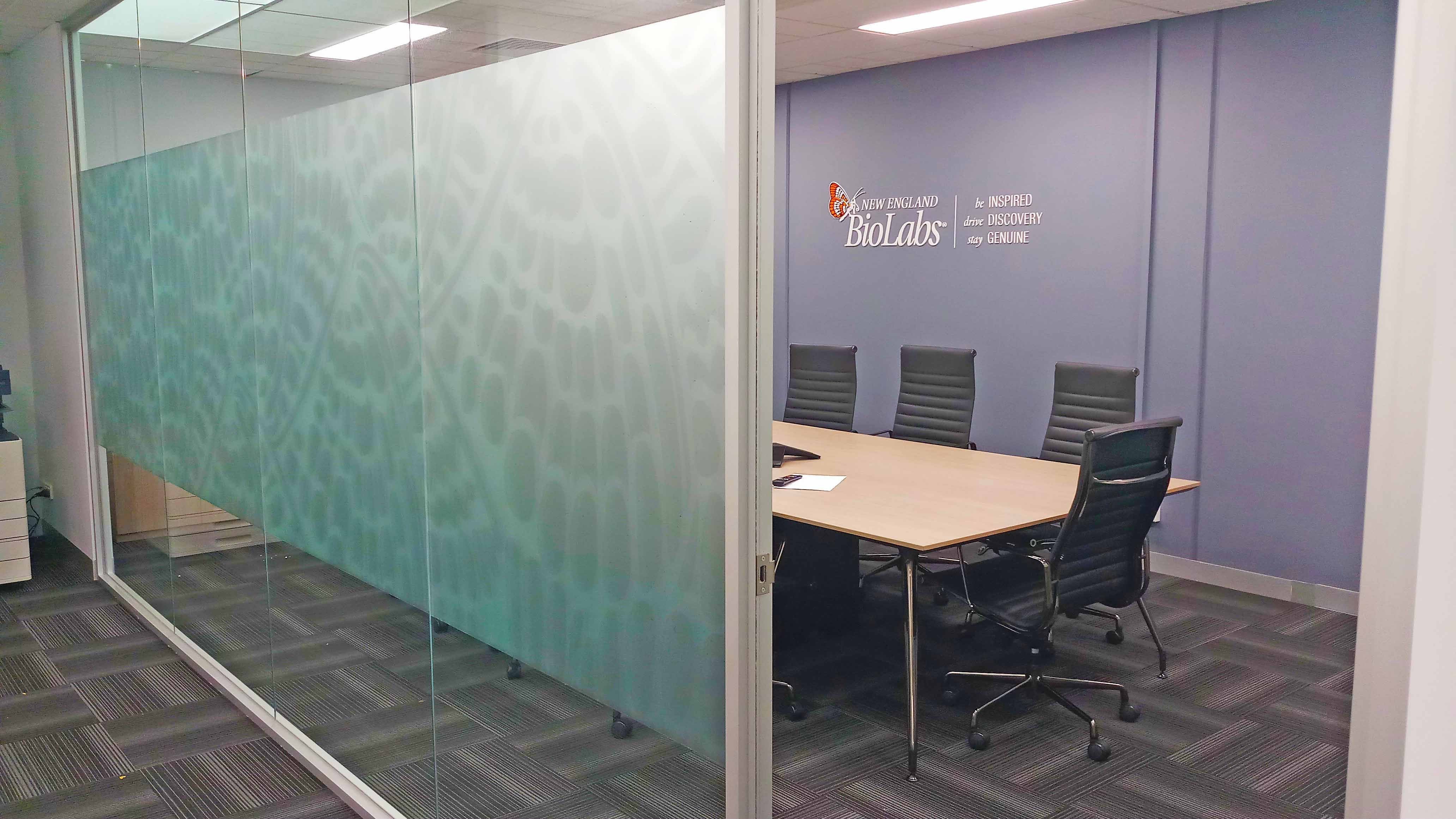 3D Wall Graphics for New England Biolabs