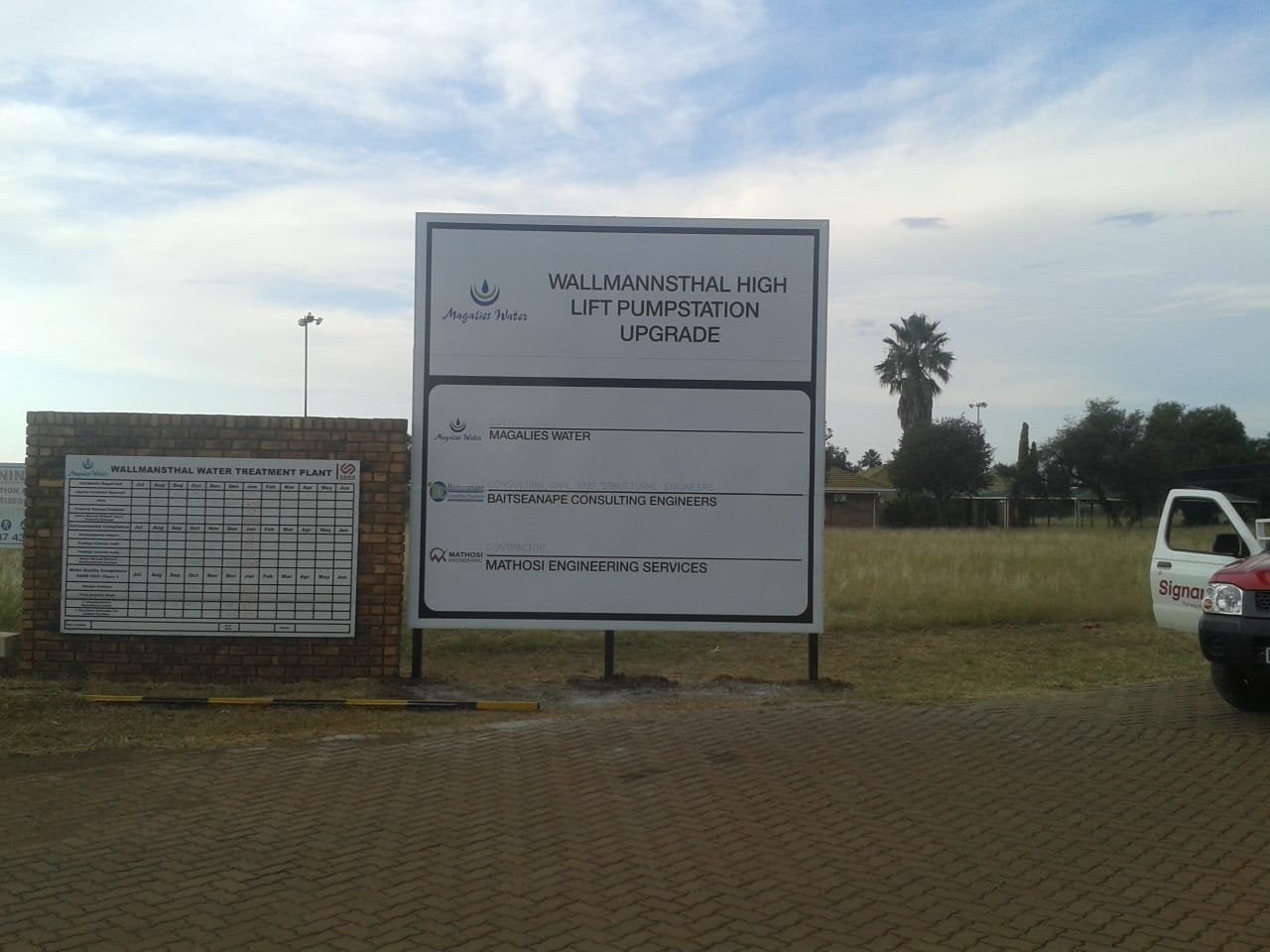 Mathosi Engineering - Sign board