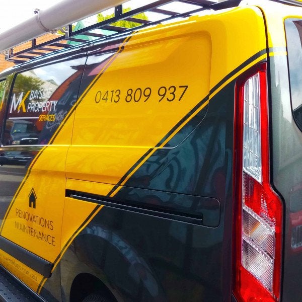 MK Bayside Van Semi-Wrap