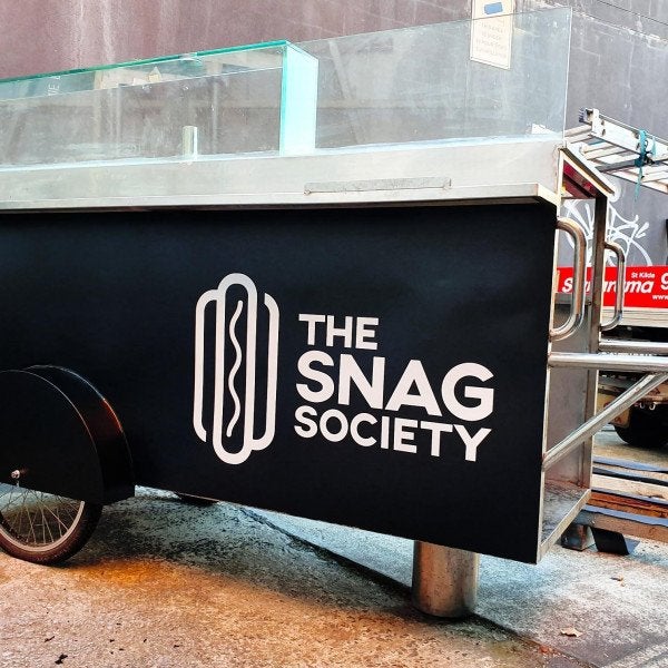 Signs for all items. A food trolley wrap by Signarama