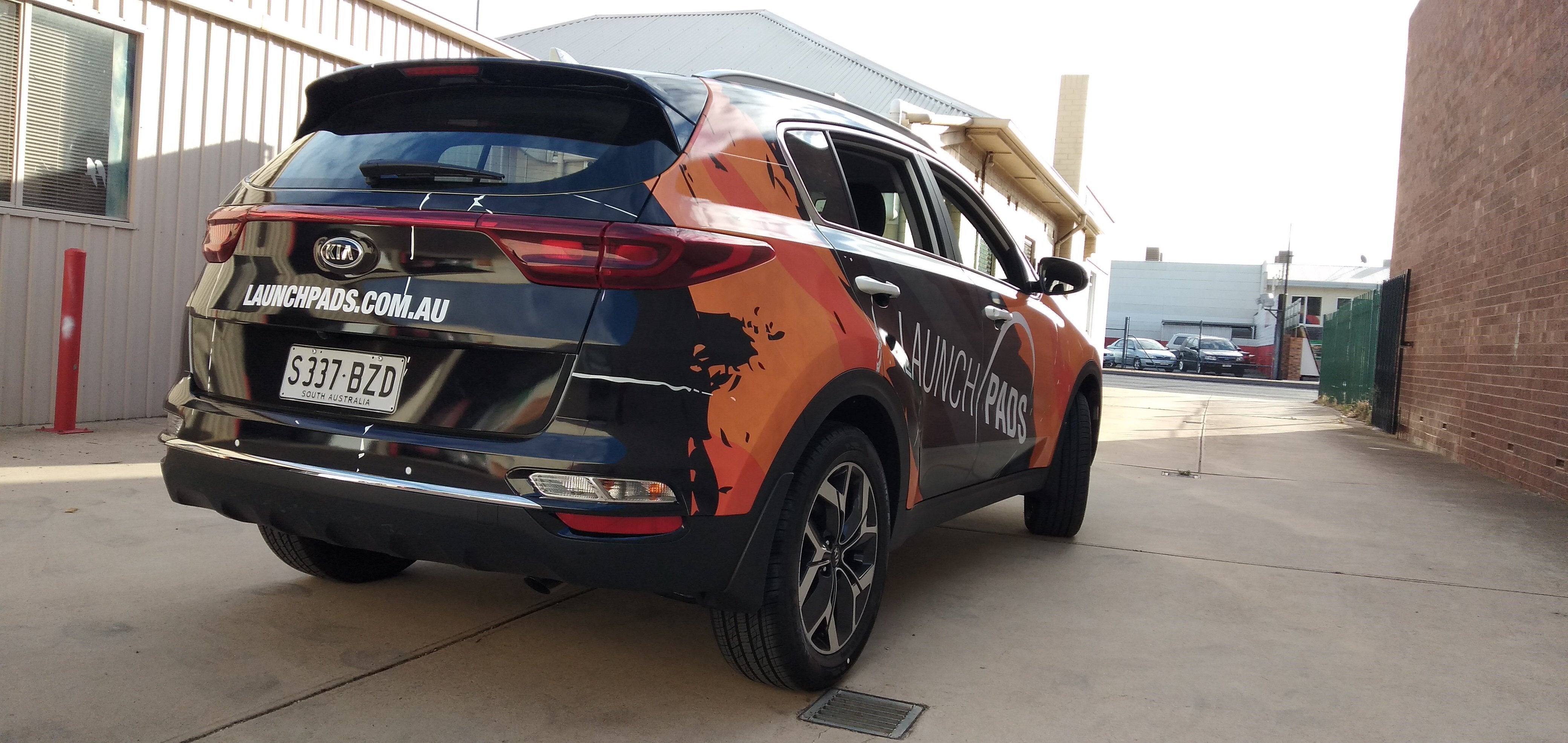 Lauchpads Vehichle Wrap