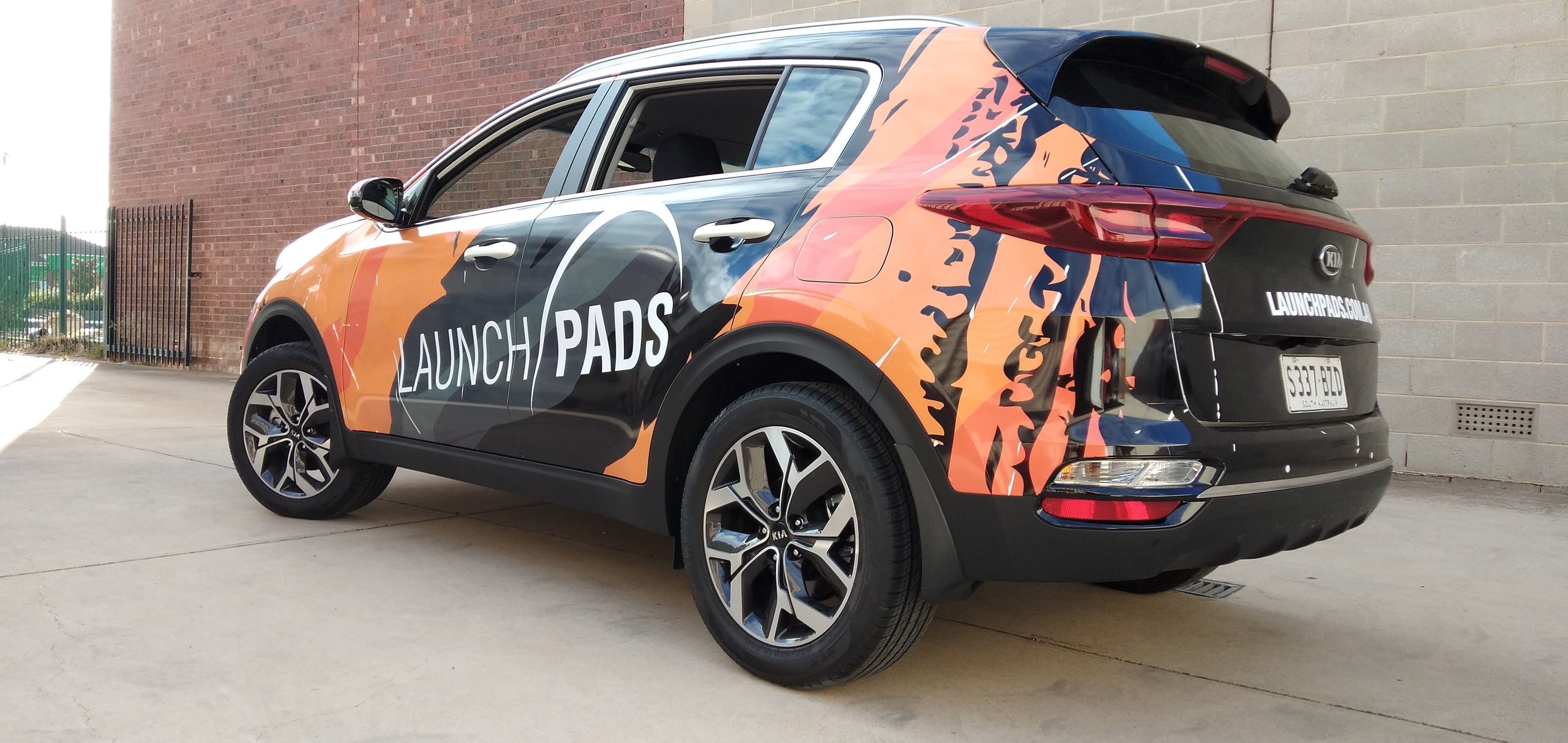 Lauchpads Vehichle Wrap