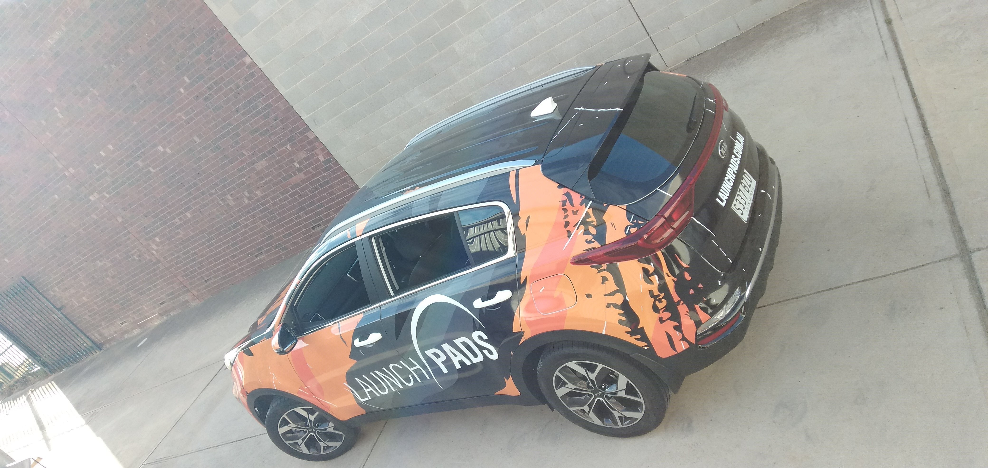Lauchpads Vehichle Wrap