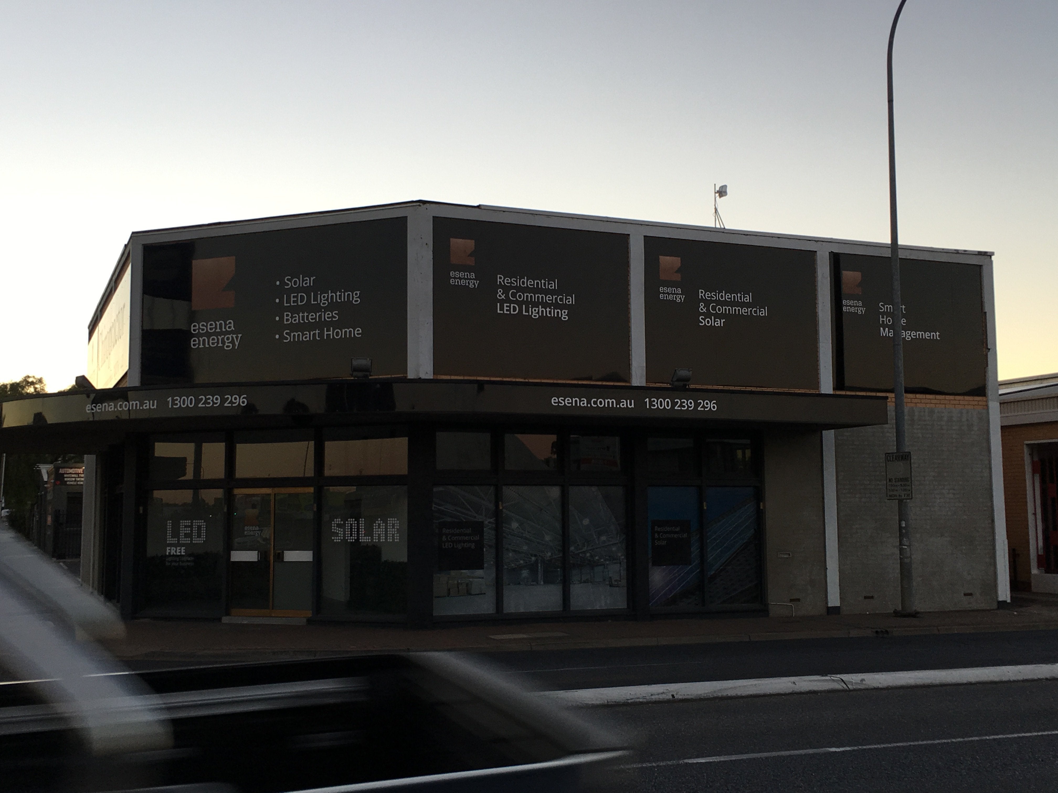 Esena Energy Building Signage