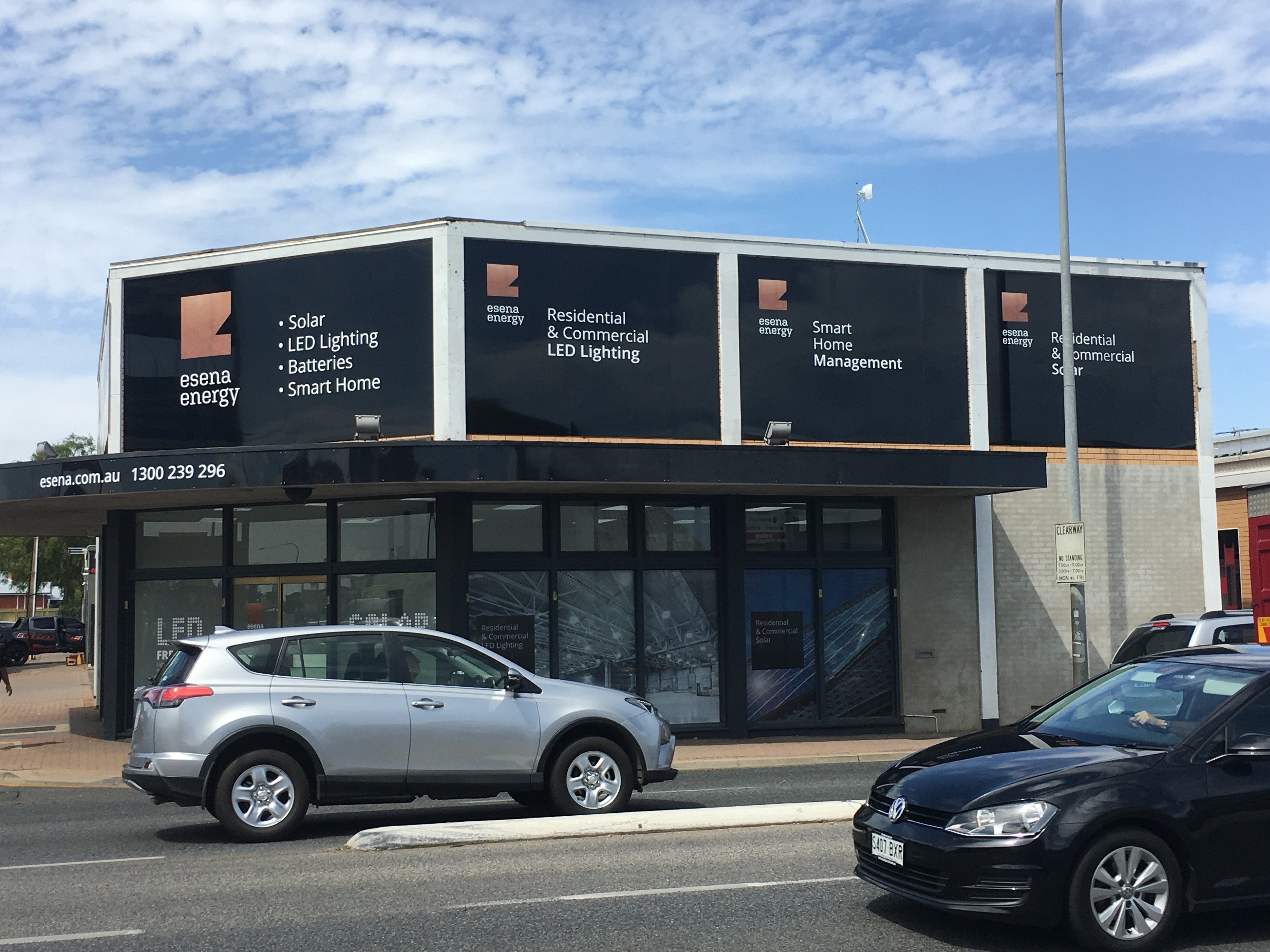 Esena Energy Building Signage
