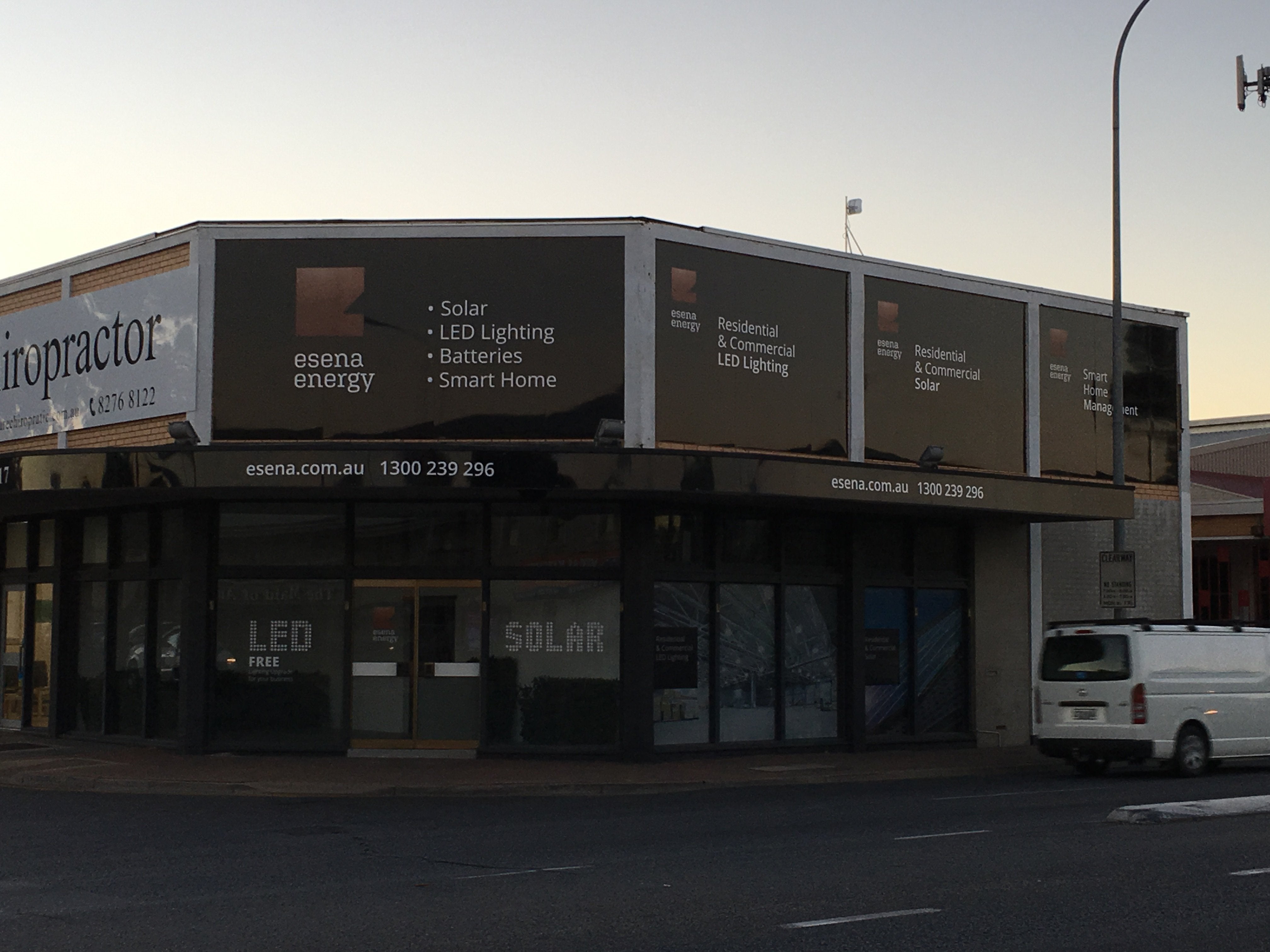 Esena Energy Building Signage