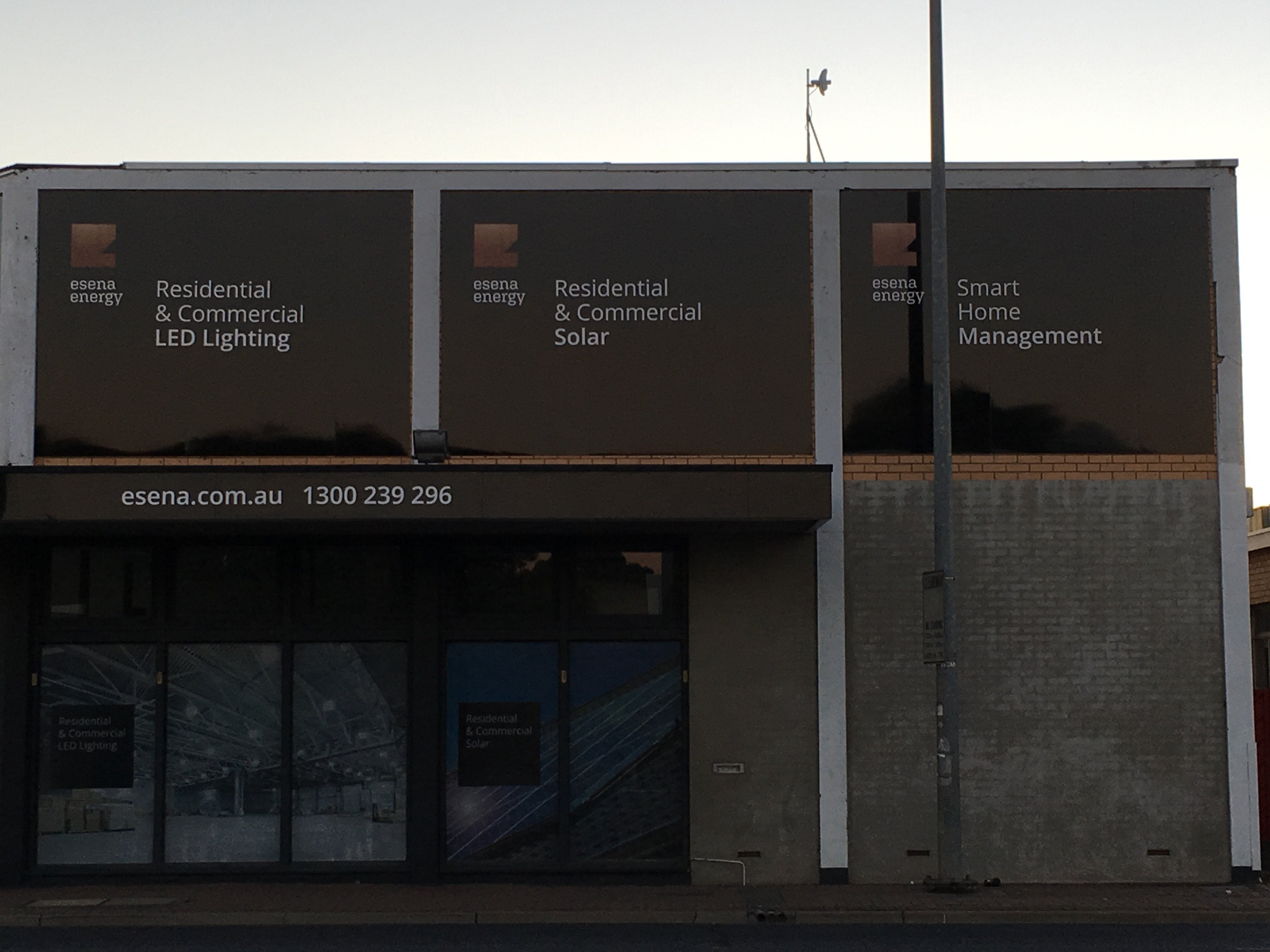Esena Energy Building Signage
