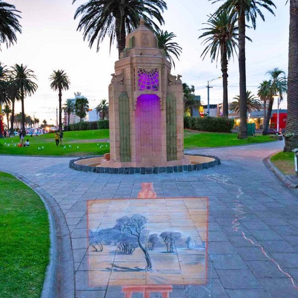 Beyond the Power of Memory - art installation in St Kilda