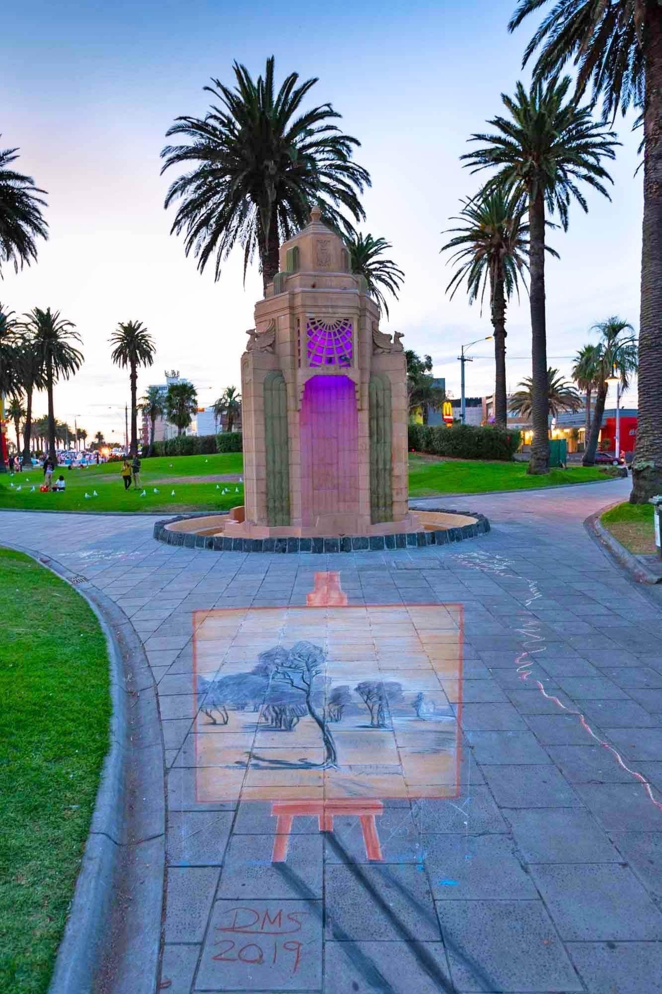 Beyond the Power of Memory - art installation in St Kilda