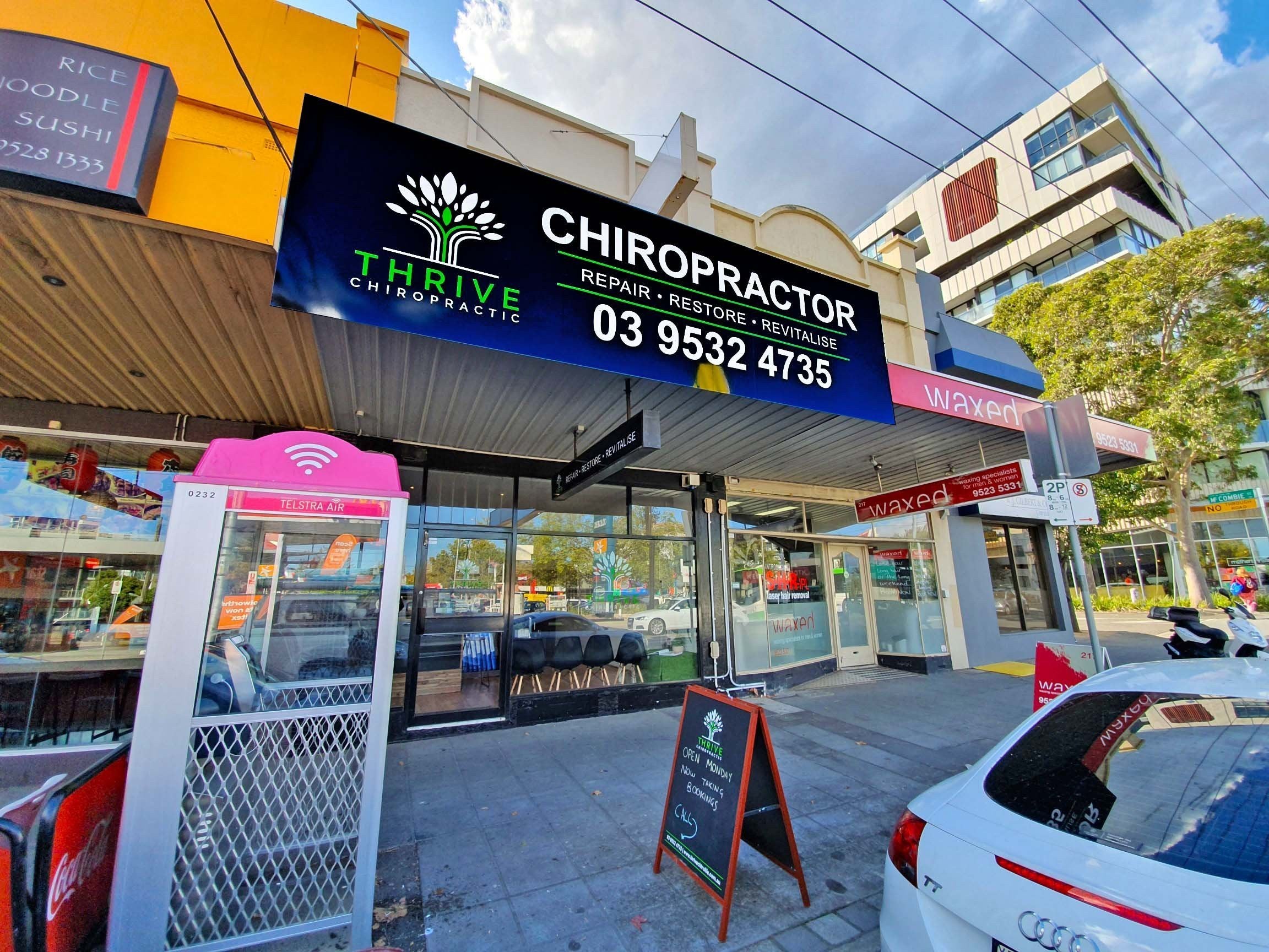 Oversized Awning Fascia for Thrive Chiropractic