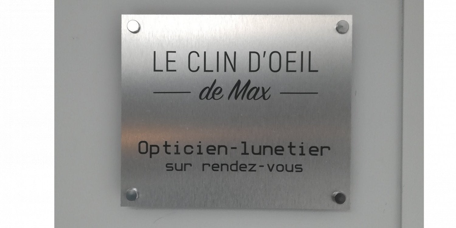 Plaque Professionnelle