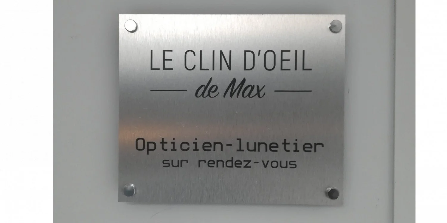 Plaque Professionnelle