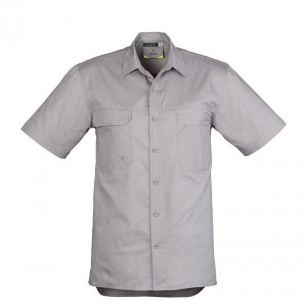 Custom Men's Lightweight Tradie Shirt - Short Sleeve