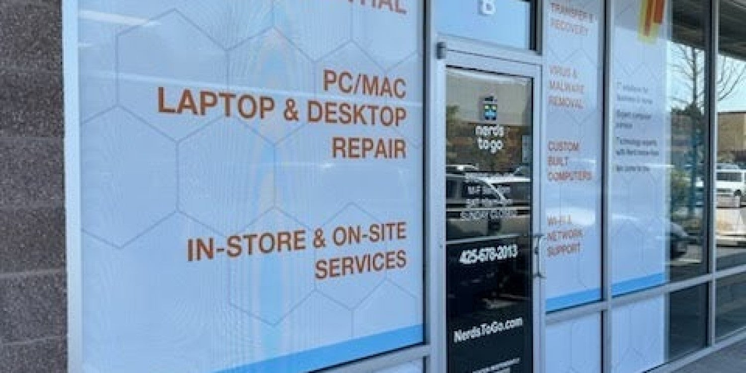 Perforated Window Decals